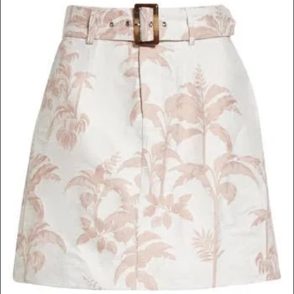Ted Baker London Dresses & Skirts - Ted Baker Floral Belted Mini Skirt